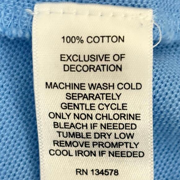 Vineyard Vines Broadway Anchor Quarter Zip Pullover Blue Sz M Nautical Preppy - Picture 6 of 6